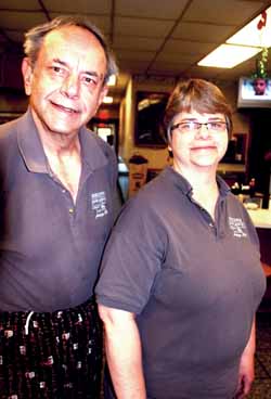 Gary "Gus'' Ourada and his sister Sue Stanton today.