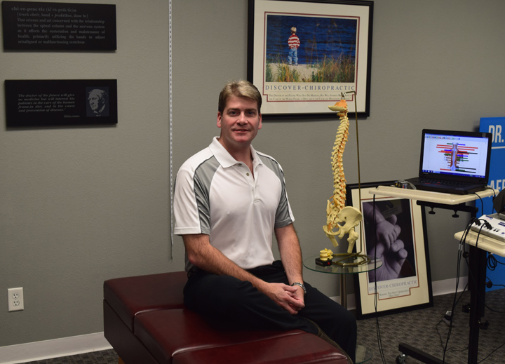 Dr. Earl Roth of In Balance Chiropractic in Antigo.