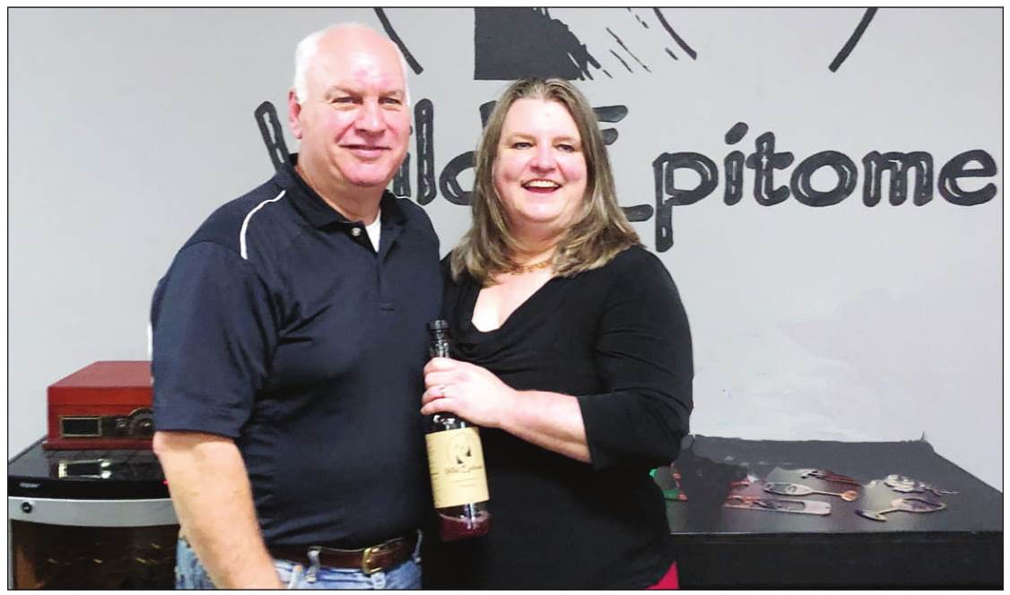 Robert and Pam Frei at Wild Epitome Winery, located at 816 Fifth Ave.