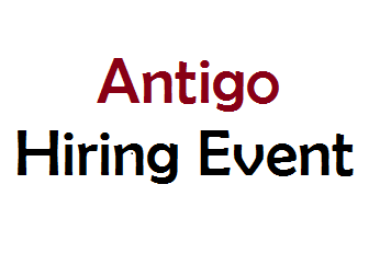 2018 Antigo Hiring Event Header