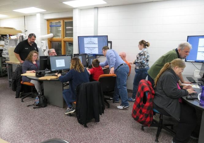 The Antigo High School Fab Lab hosts special events on Thursday nights, teaching community members how to make interesting projects.